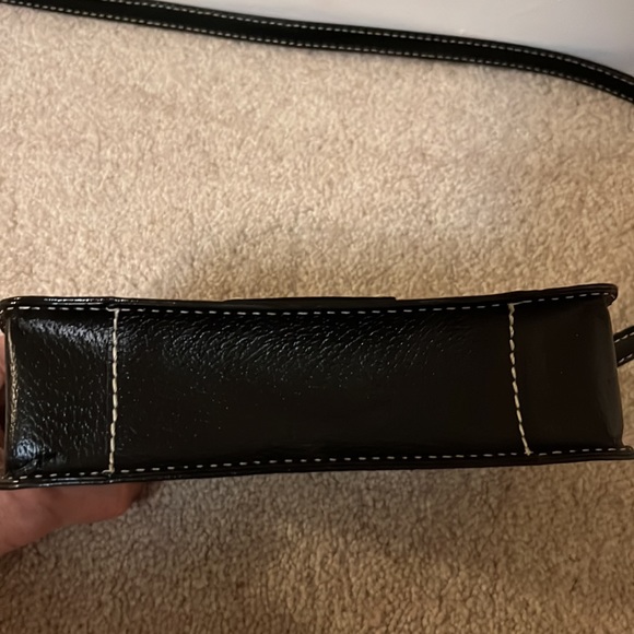 Kate Spade Black Leather handbag- 7.5 x 5 x 2 inches. - Picture 10 of 10